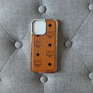 Brown Leather 15promax Phone Case